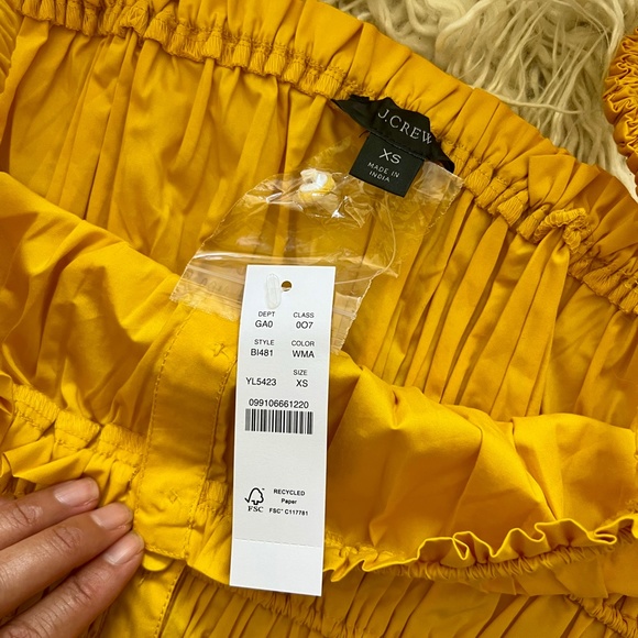 NEW J. Crew Cinched-waist cotton poplin tank top Size XS - Picture 5 of 5